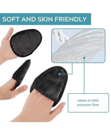 Kinhwa Reusable Makeup Remover Pads - Super Soft Microfiber Facial Cleaning Pads (12 Pack) with Laundry Bag - Washable & Eco-Friendly - Buy Online on GoSupps.com