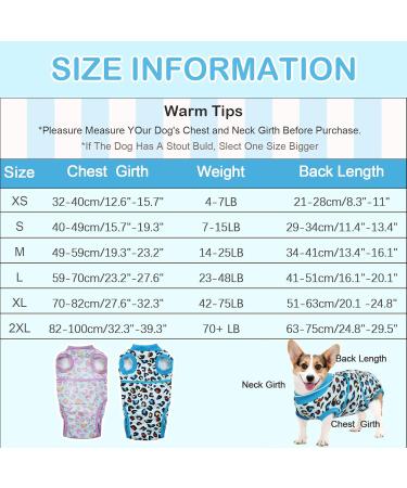 Kuoser Dog Body After Surgery - Breathable Recovery Suit for Male & Female Dogs E-Collar Alternative Light Blue XL - Buy Online on GoSupps.com