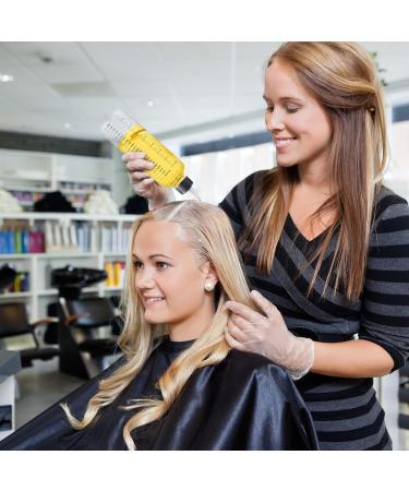 8.5oz Hair Oil Applicator Bottle - Plastic Squeeze Bottle for Hair Dye with Twist-On Tip & Clear Graduated Scale - Buy Online on GoSupps.com
