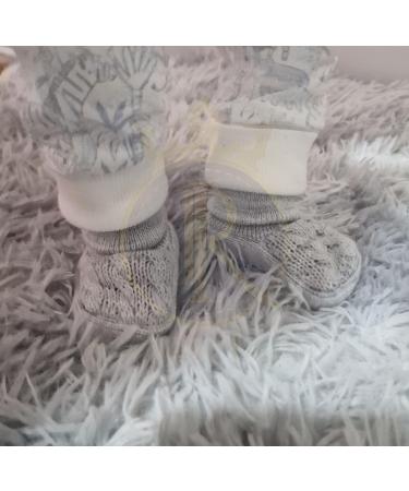 Royal Icon 2 Pairs Baby Booties 0-3 Months - Soft & Stylish Baby Slippers for Boys & Girls - Ideal for Indoor & Outdoor Use - Buy Online on GoSupps.com