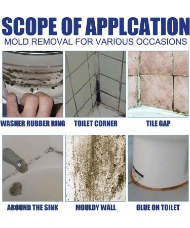 Jue-Fish Mould Spray Jue Fish Mildew Removal Spray Powerful Mould Remover Spray Quickly Mold Removal Spray Mould And Mildew Removal Spray Suitable For Walls Tiles Kitchens Bathrooms (1PC) - Buy Online on GoSupps.com