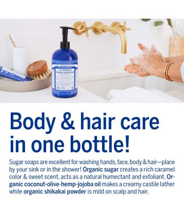 Dr. Bronner's 4 Piece Peppermint Gift Set - Sugar Soap Pure-Castile Liquid Soap Lotion & Bar Soap | International Shipping Available - Buy Online on GoSupps.com