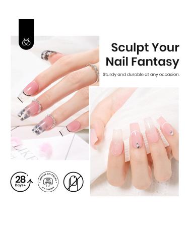 Beetles Hema-Free Nail Extension Gel 60g - Clear Builder Gel for Long-Lasting Nail Art & DIY Home Extensions - Trendy & Strong Nail Strengthener - Buy Online on GoSupps.com