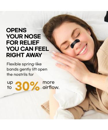 Extra Strength Nasal Strips for Snoring - 30 Ct | Instant Relief from Nasal Congestion & Better Sleep for Men & Women - Buy Online on GoSupps.com
