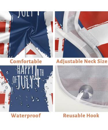 Beard Bib Apron for Men - Non-Stick Waterproof Hair Catcher | Perfect for Grooming & Trimming | 4th July Independence Day Gift - Buy Online on GoSupps.com