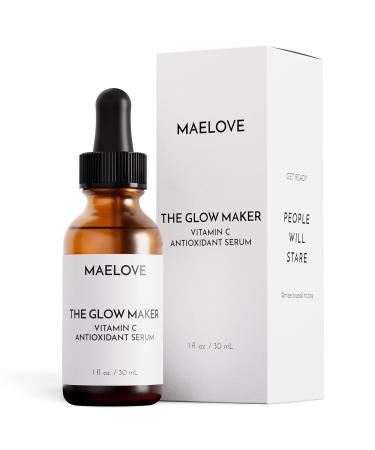 Maelove s Antioxidant Serum featuring Vitamins C E Ferulic Acid and Hyaluronic Acid -1 Fl Oz/30ML - Buy Online on GoSupps.com