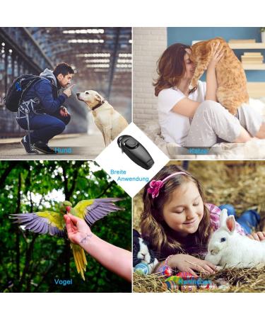 Diyife 3-Pack Clicker Whistle for Dogs | 2-in-1 Professional Training Tool for Pets - Black Red Blue - Buy Online on GoSupps.com