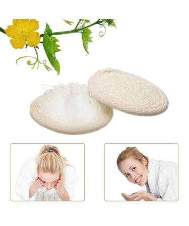 24-Piece Exfoliating Loofah Pad Set - Round Bath Shower Sponge for Natural Close-to-Skin Exfoliation - Ideal for Men, Women, Shower, Bath, and Spa - 6.5x6.5cm (2.56x2.56 inch) - Buy Online on GoSupps.com