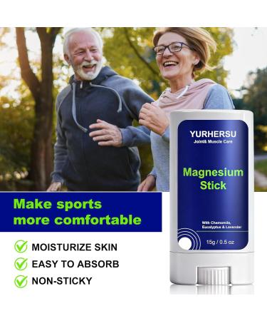 Magnesium Body Butter, Body Moisturizing Stick Nighttime Magnesium Cream, Deeply Nourishing Soft Smooth Skin Care Cream, Lightweight Magnesium Cream for Sleep, Reduce Stress, and Joint Care 15g - Buy Online on GoSupps.com
