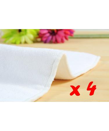 Anmababy 4 Pack Adjustable Size Waterproof Washable Pocket Cloth Diapers with 4 Inserts and Wet Bag for Baby Girls.(CD4-002) 4 Pack-pb - Buy Online on GoSupps.com