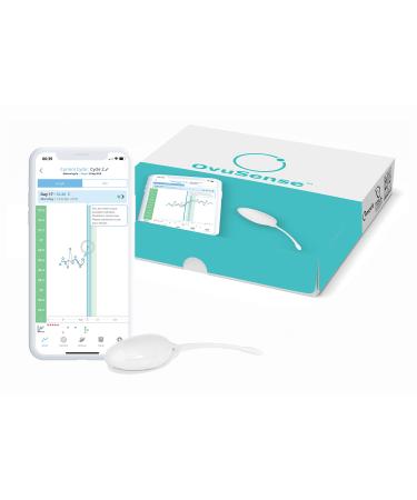 OvuCore by OvuSense - Real Time Ovulation Test & Predictor, Fertility Monitor Kit with Tracking App Included, Clinically Proven Accuracy Even for Irregular Cycles and PCOS