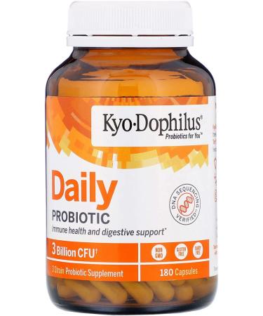 Buy Kyolic Kyo-Dophilus Daily Probiotic 180 Capsules - Enhance Gut Health & Immunity - Buy Online on GoSupps.com