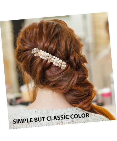 MAGICLULU Alloy Rhinestone Hair Comb Wedding Hair Comb Rhinestone Headpiece for Women Rhinestone Hair Clips Bridal Hair Pin Wedding Bridal Hair Comb Tiara Crystal Pearl Bride Rhinestones - Buy Online on GoSupps.com