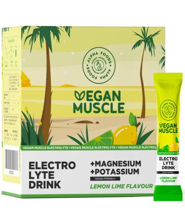 Electrolyte complex powder - sodium magnesium potassium - without sugar - support for sport hydration - citrus taste - 30 portions of electrolytes lemon lime