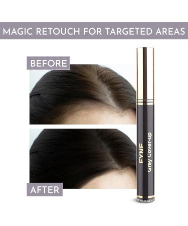 FYNE Root Touch Up Hair Mascara Pack of 4 - Instant Dark Brown Grey Hair Cover Up - Magic Retouch Temporary Hair Colour for Men & Women Dark Brown mascara 4 Piece Set - Buy Online on GoSupps.com