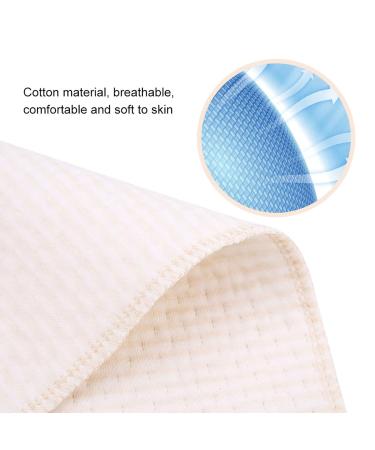 Pack of 10 Soft Cotton Baby Diapers - Breathable Reusable Cloth Diaper Inserts with High Absorption - Buy Online on GoSupps.com