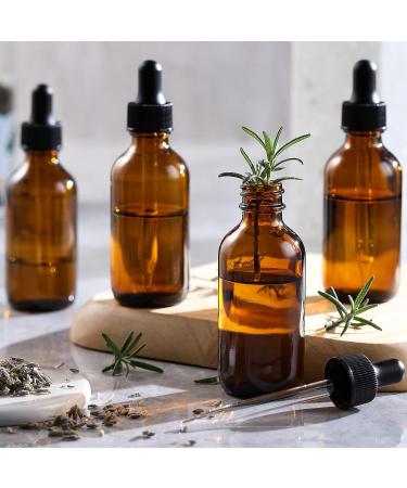 AOZITA 1oz Eye Dropper Bottles Set - Dark Amber Glass Tincture Bottles with Funnels & Labels - Leakproof Essential Oils Storage for Travel - Buy Online on GoSupps.com