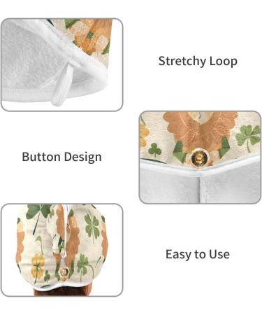 Clover Lion Hair Towel 2 Pack - Super Absorbent Quick Dry Hair Turbans for Women & Girls | Best Hair Drying Solution - Buy Online on GoSupps.com