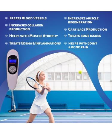 NRO 2021 Cold Laser Therapy Pain Relief Device - Portable Handheld LLLT Unit 650nm & 808nm for International Shipping - Buy Online on GoSupps.com