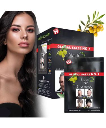 Black Hair Shampoo Shampoo Black 2 in 1 Black Hair Shampoo 10 PCs coloring shampoo black hair shampoo black hair dye shampoo natural black hair shampoo