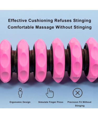 Voiakiu Body Massage Scooter Stick | Deep Tissue Muscle Roller for Neck Back Legs | Relax Sore Muscles & Relieve Tension - Orange - Buy Online on GoSupps.com