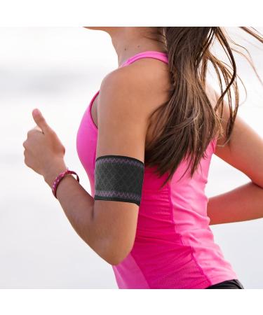 Diabetes Insulin Arm Band for Freestyle Libre, Omnipod, Dexcom Sensor Covers - Purple M-L - Buy Online on GoSupps.com