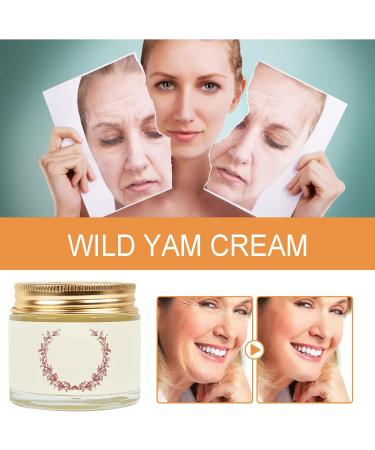 Wild Yam Cream Anti Aging Womens Face Cream Gift Sets Natural Wild Yam Cream for Women & Men Vitamin C Face Cream Anti Redness & Enhance Skin Vitality Wild Yam Skin Moisturizer Daily User for Dry Skin 1 - Buy Online on GoSupps.com