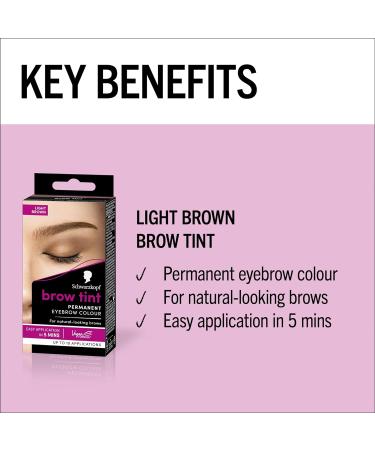 Schwarzkopf Brow Tint Professional Formula in Light Brown - Shop Now - Buy Online on GoSupps.com