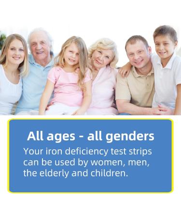 Iron Deficiency Anemia Home Test Kit Highly Accurate Easy to Read and use 2 Test - Buy Online on GoSupps.com