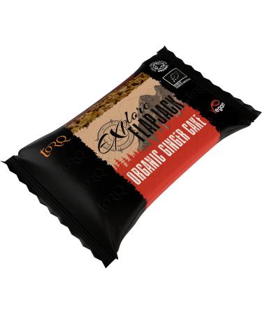 Torq Explore Flapjack Ginger Cake - Plant Based Vegan Nutrition Snacks for Sports - Endurance Energy Bars - Box of 20 - Buy Online on GoSupps.com
