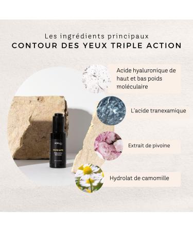 AOKlabs - Natural anti-wrinkle eye contour with hyaluronic acid 30ml I For firmer wrinkles bags and dark circles thanks to its triple anti-aging reducing and moisturizing effect. - Buy Online on GoSupps.com