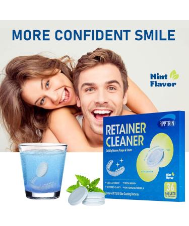 APPTRIN Cleansing Tablets 36 Tablets Retainer Cleaner - Buy Online on GoSupps.com