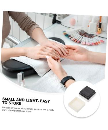 Ipetboom Nail Practice Stamp Nail Art Supply Nail Art Practice Supply Hand Painted Practice Stamper Nail Beauty Practicing Tool Nail Art Practice Tool Plastic Manicure White - Buy Online on GoSupps.com