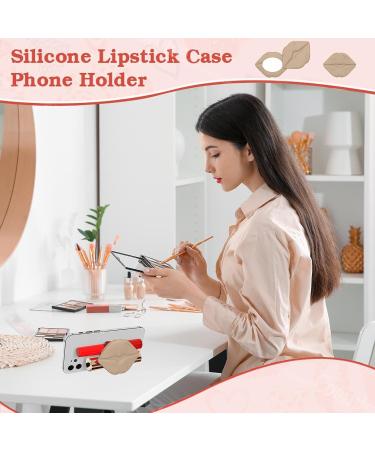 Lip Gloss Holder | Flexible device with mirror self-adhesive door for home family women girls mother girlfriend and wife - Buy Online on GoSupps.com