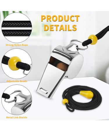 Willight 3-Piece Stainless Steel Trill Whistles | Loud Sports Pipes for Coaches & Referees | International Shipping - Buy Online on GoSupps.com