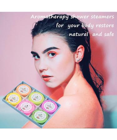 Shower Steamers Aromatherapy 6PCS with Essential Oils - Stress Relief & Nighttime Spa Experience - Perfect Christmas Gifts for Women - Buy Online on GoSupps.com