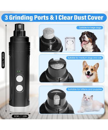 Journeyside 3-Speed Claw Grinder for Dogs & Cats | Quiet LED-Enhanced Nail Trimmer for All Sizes - Buy Online on GoSupps.com