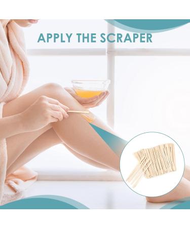 200 Wooden Sticks Set | Disposable Spatula for Eyebrows Lips & Face | Essential Makeup & Waxing Accessories - Buy Online on GoSupps.com
