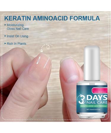Soin des ongles 3 jours huile de soin des ongles la k ratine et aux acides amin s 16 ml. Application facile. Soin fortifiant et nourrissant quotidien. 2pcs - Buy Online on GoSupps.com