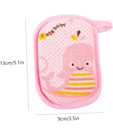 Beavorty Pink Bath Pouf & Scrubber Accessories for Newborns | Comfortable Bathing Tool for Kids - Perfect Shower Companion - Buy Online on GoSupps.com