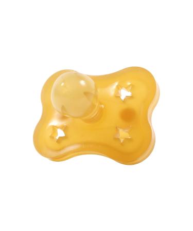 Sweetie Star Shape Rubber Pacifier 6-12 Months Medium Size | Natural Rubber with Rounded Nipple | 1 Count - Buy Online on GoSupps.com