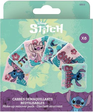 DISNEY Stitch - Set of 6 Soft & Washable Makeup Remover Pads - Reusable & Eco-Friendly Cotton Pads - LILO & STITCH - Buy Online on GoSupps.com