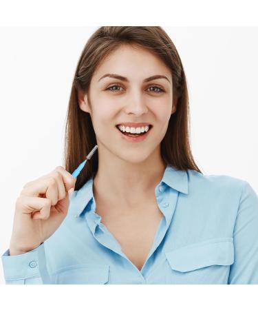 Comnico Interdental Brushes - 50 Pack Tooth Cleaning Tools for Gaps | White Yellow Orange Red Blue - Essential Dental Care - Buy Online on GoSupps.com