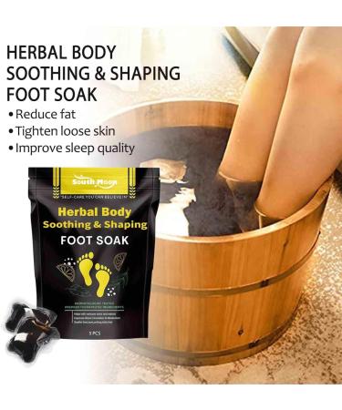 Herbal Detox&Shaping Cleansing Foot Soak Beads Slimwe Body Detox Foot Soak Herbal Foot Cleansing Soak Beads Herbal Detox And Shaping Foot Soak Beads for Varicose Veins & Relieve Pressure (5 Box) - Buy Online on GoSupps.com