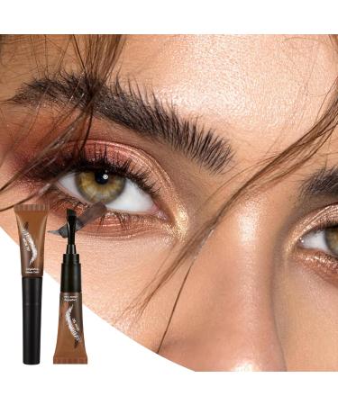Peel Offf Eyebrow Dye - 5ml Waterproof Semi-Permanent Brow Tint | Long-Lasting Smudge-Proof Gel For Natural Eyebrow Makeup Tint For Women | Lasting Brow Colour | - Buy Online on GoSupps.com