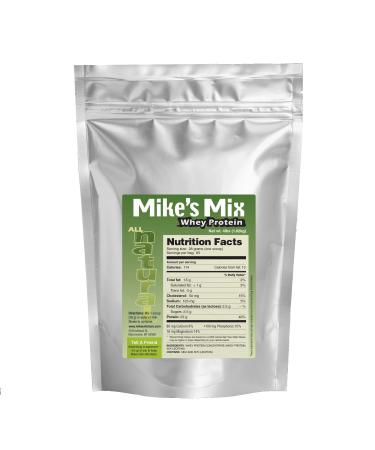 Mike's Mix All-Natural Unflavored Whey Protein Concentrate (4 lbs) Unflavored 4 Pound (Pack of 1)