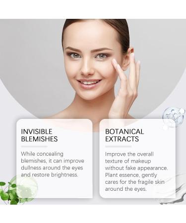 Cc Eye Cream with Centella Asiatica - 3 in 1 Full Coverage Anti-Dark Circles Cc Cream - Moisturizing Brightening and Tinted Corrector - SPF 20 Sun Protection (Dark) - Buy Online on GoSupps.com