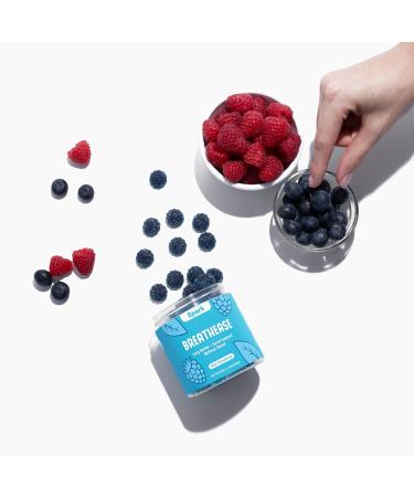 Sinus & Lung Support Gummies - Mullein Leaf & Boswellia - Lung Detox & Allergy Relief - Blue Raspberry Flavor - 60 Count - Buy Online on GoSupps.com