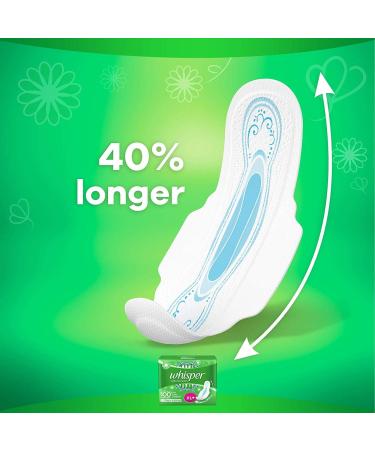 Whisper Ultra Clean XL Wings 44 Pads - Maximum Protection and Comfort - Buy Online on GoSupps.com