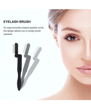 Minkissy Eyelash Comb & Brush Set | Eyelash Separator Metal Eyebrow Brush & Lash Extension Tools - Perfect for Flawless Eyelashes & Brows - Buy Online on GoSupps.com